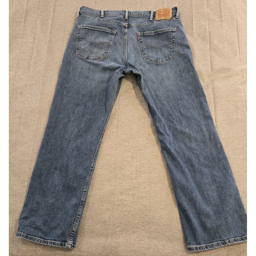 Men's Jeans Levi's 559 Denim Relaxed Straight Medium Wash Distressed 40